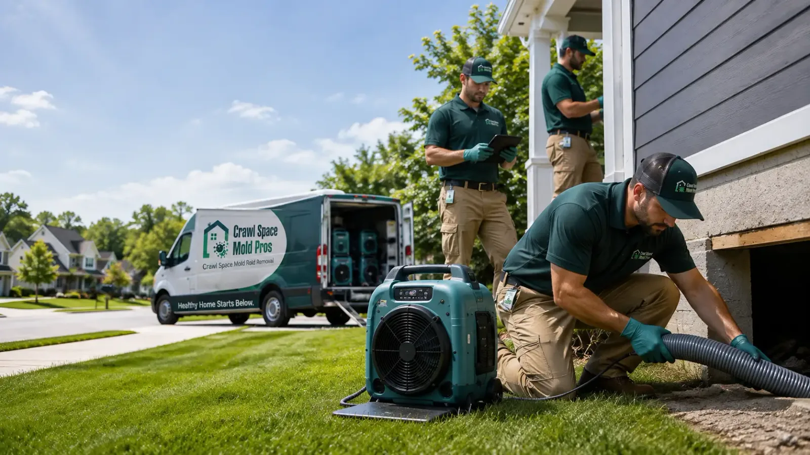 Crawl Space Mold Removal in Fountain City, WI
